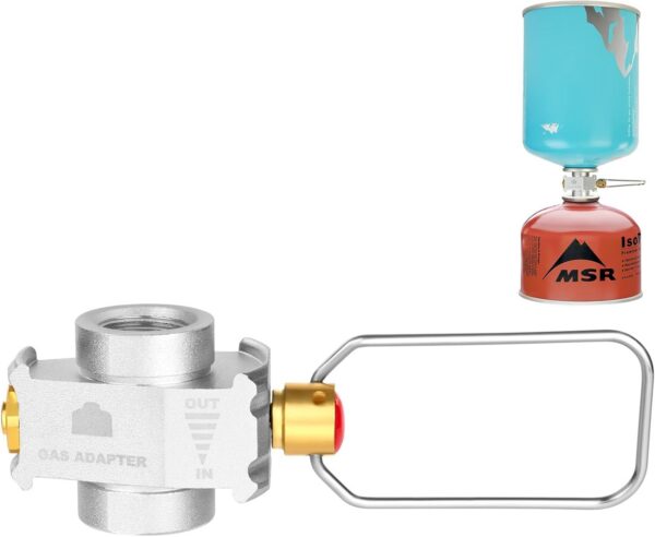 c925cc1becdf4920 Adiwo Gas Tank Refill Adapter, Portable Outdoor Gas Tank Refill Adapter, Spiral Valve Adapter, Outdoor Portable Air Pressure Valve Charging Valve, Multi-Function Camping Tank Exhaust Valve