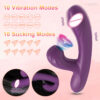c95d386060e15923 Clit Sucker 2 in 1 Vibrator for Women G-Spot Clitoris Vacuum Stimulator Heating Dildo Toy Adults Goods