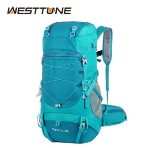 c973c5d52c9c4c8a WESTTUNE 50L Hiking Backpack with Rain Cover Multifunctional Mountaineering Bag Outdoor Rucksack for Travel Trekking Camping
