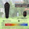 BUERTS Down Sleeping Bag,Ultralight and Warm,Sleeping bag for adults suitable 3 seasons use,lightweight is highly portable and ideal for hiking,backpacking and camping.
