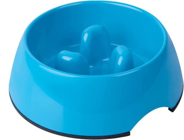 Super Design Slow Feeder Dog Bowl, 1 Cup, Nonslip, Heat-Resistant, Sturdy, Suitable for Small to Medium Sized Dogs