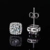 c99cb005de022cb3 925 Sterling Silver 1-2 Carat Moissanite Stud Earrings Hip Hop Rock Style Couple Men Women Anniversary Birthday Gift