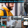 c9a727b221294fca 5G 2.4G WiFi Video Doorbell 1080P Wireless Bell Tuya APP Smart Intercom Camera IP65 Waterproof Ring Bell with 7000mAh Battery
