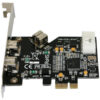 c9b7e0f48505846d PCI Express PCI-E x1 to 3 Ports 1394B Controller Add On Card for FireWire 800 IEEE 1394 B 2+1 Digital Camera Video Capture