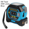 c9c3722cc62fa6f9 3 in 1 Laser Rangefinder 5M Tape Measure Ruler LCD Display with Backlight Distance Meter Building Measurement Device