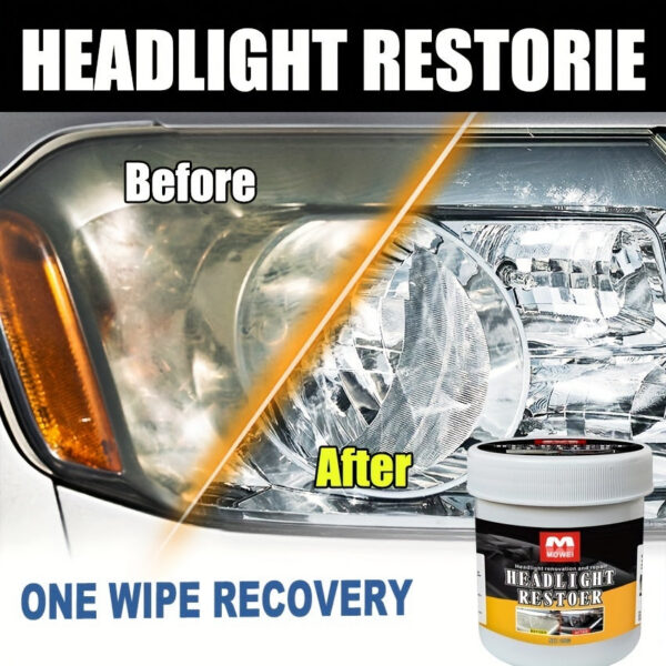 Car Restoration Polishing Headlamp Scratch Remover Repair Cleaning Paste Remove Oxidation Headlight Polish Liquid
