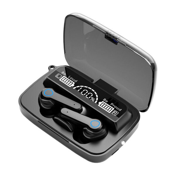 c9eb890540059c13 M19 Bluetooth Wireless Tws Gaming Support Noise-cancelling Touch In-ear Mini Emergency Power Bank Headset