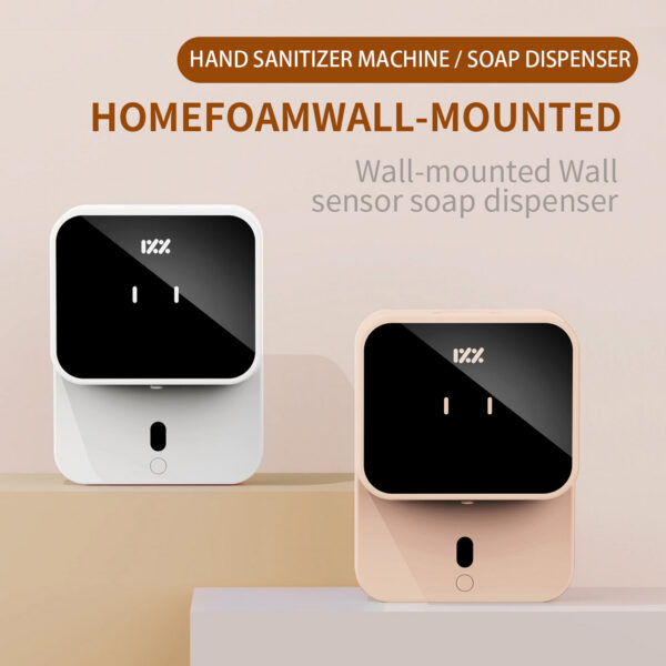 Liquid Soap Dispensers Rechargeable Wall-mounted 280ML Three-Speed Adjustment Automatic Foam Dispenser Hand Sanitizer hine