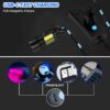 ca0dc6dcca575b9e Mini Torch LED Rechargeable Portable USB Charging Flashlight High Power Bank Camping Waterproof Long Range Lantern