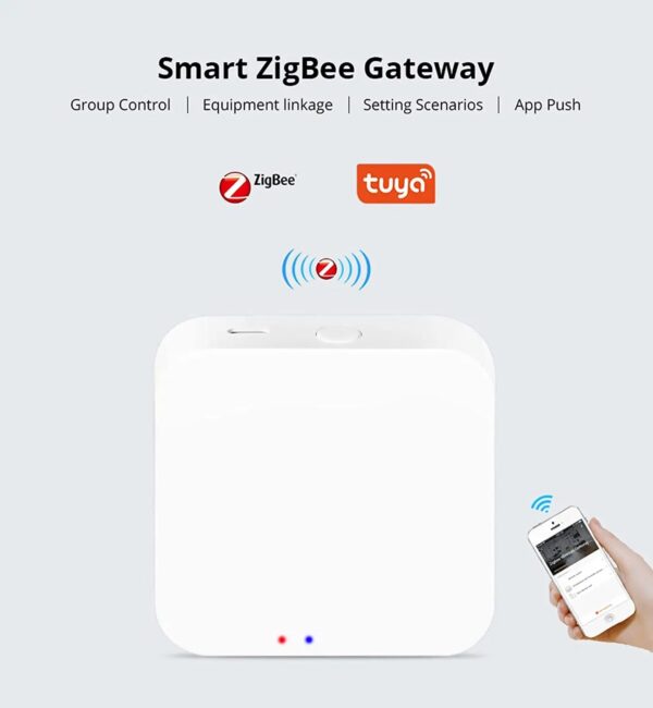 ca11c12fc79f775c Tuya Zigbee 3.0 Gateway Hub Smart Home Wireless Bridge Smart Life APP Remote Control Automation Device Works with Alexa Google