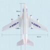 ca19effe98ea270c Airbus A380 Airplane 2.4G Fixed Wing Boeing 747 Remote Control Aircraft Outdoor RC Plane Model Toys for Children Boys