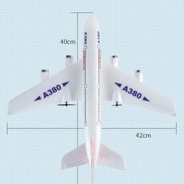 ca19effe98ea270c Airbus A380 Airplane 2.4G Fixed Wing Boeing 747 Remote Control Aircraft Outdoor RC Plane Model Toys for Children Boys