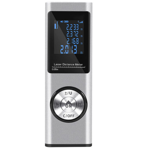 Mini Rangefinder Tape Digital Laser Distance Meter Angle Measure Range Finder Portable Construction Tool