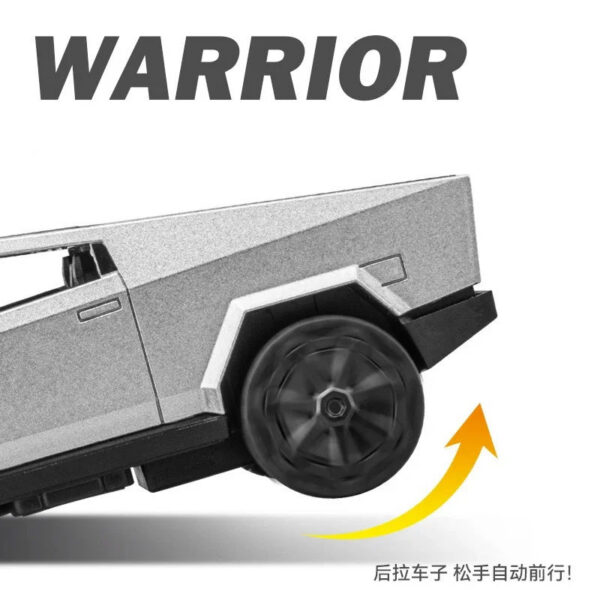 ca1e438f560982f0 1:36 Tesla Cybertruck Alloy Car Model Diecasts Vehicles s Sound Light Pickup Truck Kid Children Christmas Gift Boy Toy