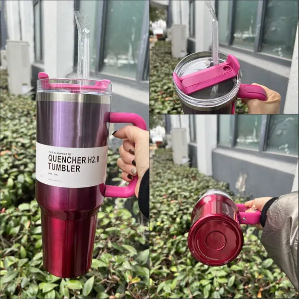 ca206d03041760fe With 1:1 Chocolate Gold Black Chroma 40 oz Quencher H2.0 Tumblers Cups with handle Lid and straw Cobranded Winter Pink Parade Car Mugs 40oz Tumbler 0320