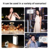 ca3d024defd0e62c 40W Mini Portable LED Fill Video Light with Built-In Rechargeable Battery Fill Light for Mobile Phone Charging PD