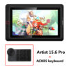 XPPen Artist 15.6 Pro Tablet Graphic Monitor Digital Animation Drawing Board with 60 Degrees of Tilt Function Art Design