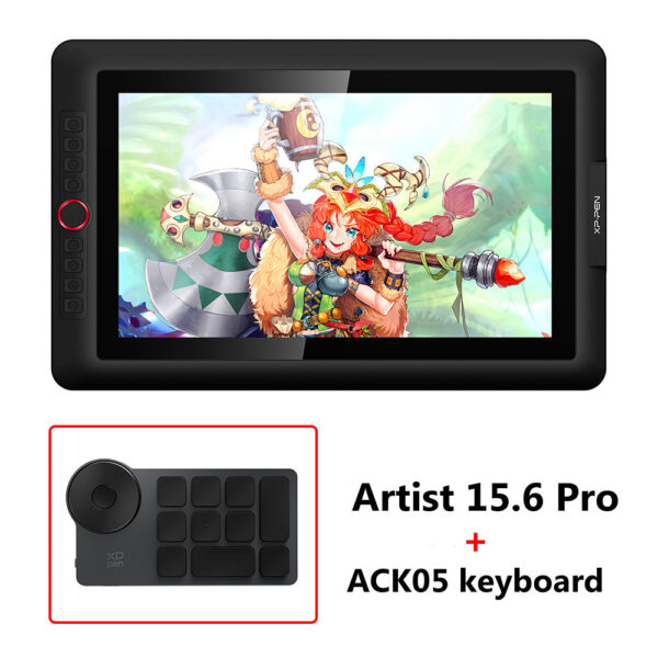 XPPen Artist 15.6 Pro Tablet Graphic Monitor Digital Animation Drawing Board with 60 Degrees of Tilt Function Art Design