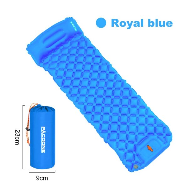 ca54d9b5f60cc0ad Outdoor Camping Iatable Mattress Sleeping Pad With Pillows Ultralight Air Mat Built In Iator Pump Hiking