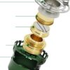 Luwecf Mini Portable Camping Stove Fishing Stove Camping Cooking Stove Outdoor Stove with Storage Bag Hiking Stove Alcohol Stove with Pot Holder for Camping Hiking Traveling Fishing Picnic