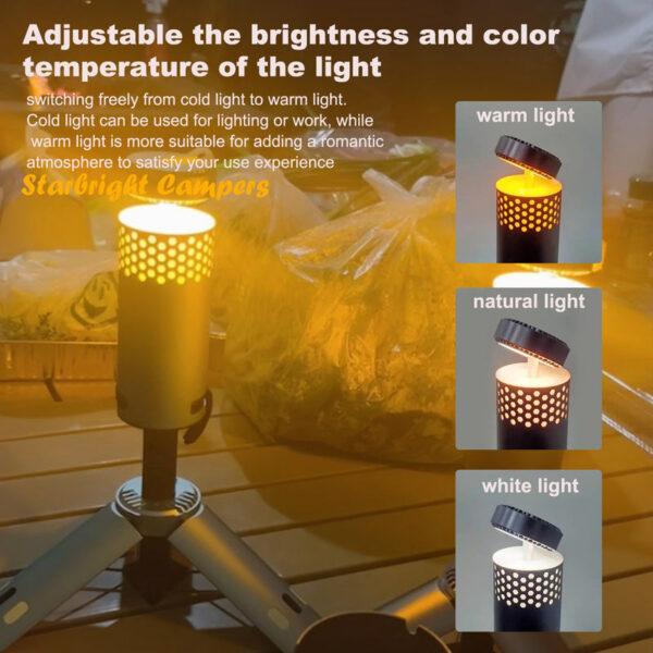 ca6bb524f827d9d2 Telescc Lantern 10000mAh Magnet Tripod Base Lightweight LED Adventure Hiking Fishing Tents Campsite Ambiance Camping Light