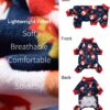 Gnome Dog Christmas Pajamas, Dog Winter Clothes for Small Dogs Girl, Lightweight Velvet Pet Jumpsuit, Cat Outfit, Black, Red, Small