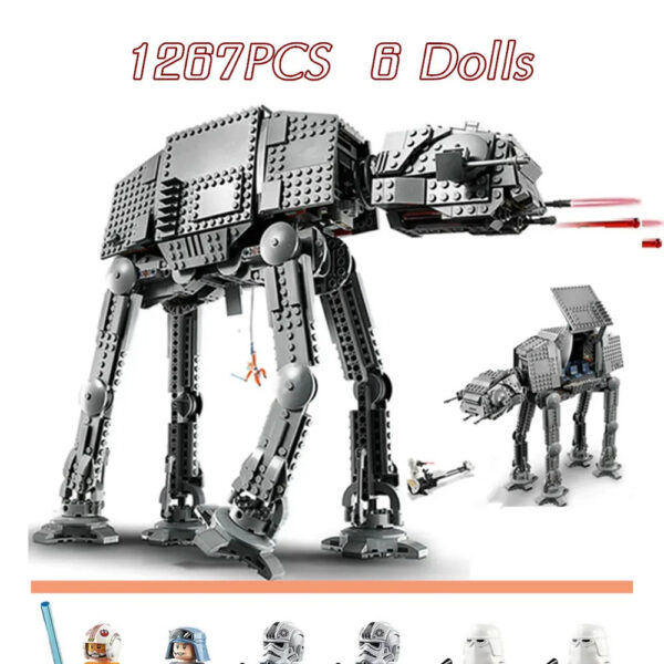 ca7b89e9e2cb19f0 In Stock With Motor 1168 PCS 05050 Motorized 10178 Walking AT-AT Model Building Set Blocks Bricks Toys Children Birthday Gifts