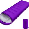 caafd4790e681c80 Sleeping Bag, Lightweight 3 Season Weather Sleep Bags for Kids Adults Girls Women, Microfiber Filled 5-20 Degree for Backpacking/Hiking/Camping/Mountaineering with Compression Sack