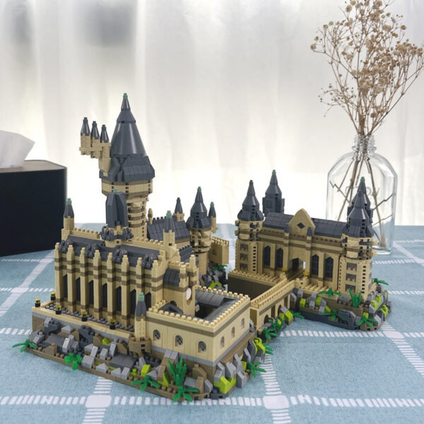 cabf643fadd20c1e Micro Building Blocks Hogwarts School Potter Castle Bricks Toys for Boys Girls Kids Adult Christmas Gifts DIY Toy 3000+Pcs