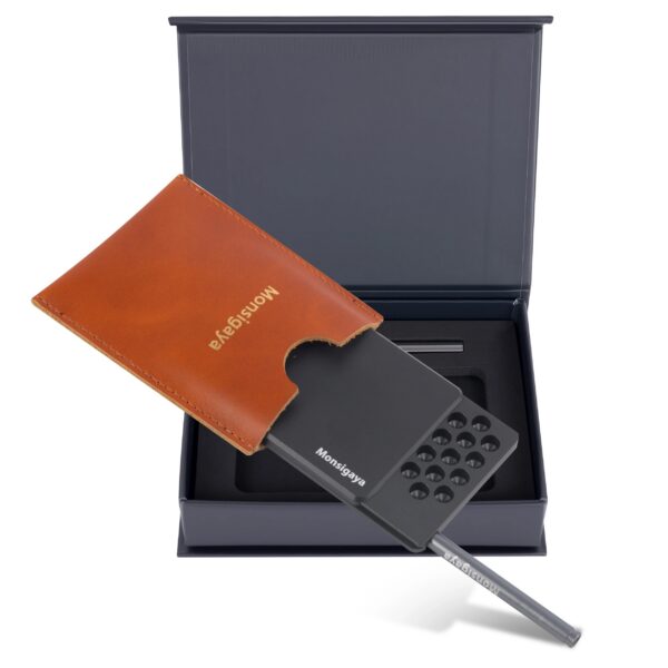 cacc69e7831d1296 45 Compartment Metal Snuff Box with Built in Metal Alloy Straw Snuff Kit Snuff Wallet