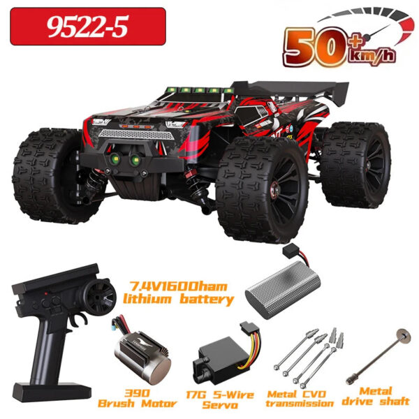 cace56fe070d76f4 9522PRO 85KM/H High-speed RC Car Brushless Four-wheel Drive Off-road Drift 1:16 Professional Racing Car 9522 50KM/H Boy's Toy