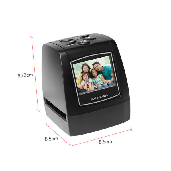 Portable Negative Scanner 35/135mm Slide Film Converter Photo Digital Image Viewer with 2.4" LCD Build-in Editing Software