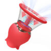 Rose Tongue Licking Cup Sucking Clit Clitoris Dildo Nipple Pussy Stimulator Silicone Adult Sex Toys For Women Couple Joinjjtoy