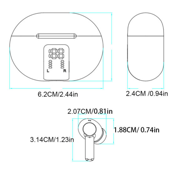cae22bebb034bf9d M10 Translation earphones 144 Languages Instant Translated Smart Voice Wireless Bluetooth Travel Translator headset