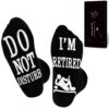 QAPIZM Do Not Disturb I'M Gaming Socks, Men Gifts Ideas Valentines Day Kids