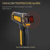 Digital Infrared Thermometer Laser Temperature Meter Non-contact Pyrometer Imager Hygrometer IR Termometro Color LCD Light Alarm