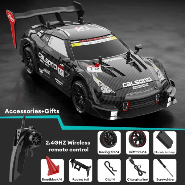 cb1161d76c1f9d7e 40KM/H Remote Control Car Rechargeabl Racing Drift Electric Graffiti RC Cars Birthday Toys for Boys