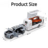 1/32 Rolls Royce Culan RV Alloy Diecast Off-road Vehicle Toy With Sound and Light Camping Car Model For Boys Gifts