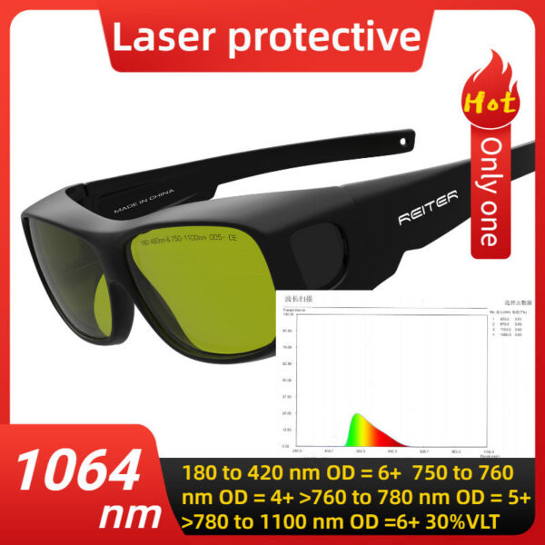 cb207df6cb71fcef 1064nm infrared laser safety protective glasses IPL hair removal 650nm red 532nm green 450nm blue protection goggles