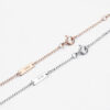 Serenity 1.2cttw 3*6mm Marquise Cut All Moissanite For Women S Sier 4 Stones Horse Eye Diamond Pendant Necklace