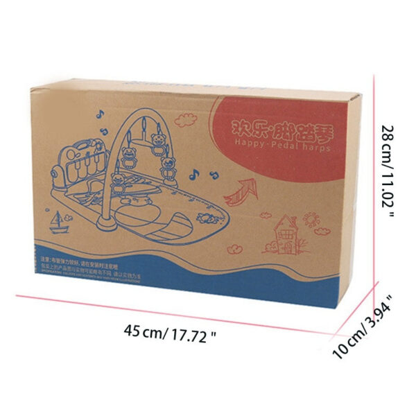 cb28a3434d7506fb 77HD Musical Activity Center Kick & Piano Gym Play Boys Girls Tummy for Time Educational Folding Mat