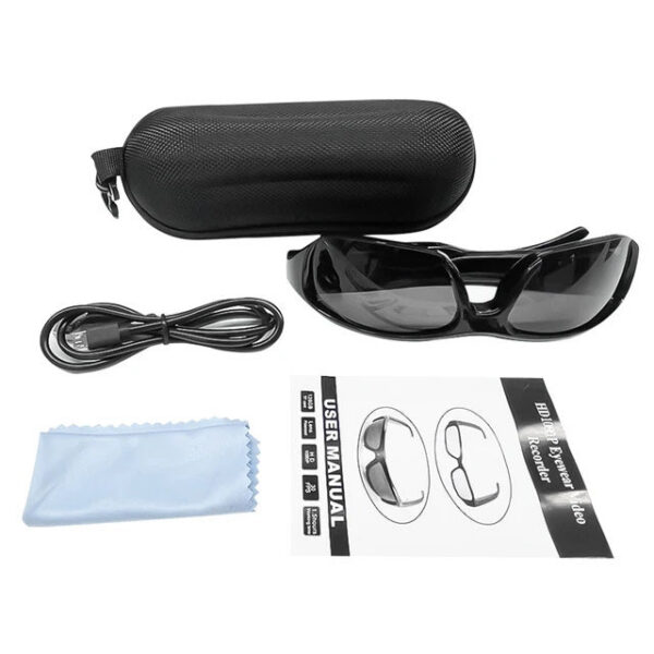 cb2c34c53ff06315 1080p HD Mini Glasses Portable DVR Video Outdoor Sports Camera Recorder Wearable Bike Smart Sunglasses
