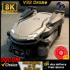 New V88 Mini Drone 8k HD Camera 4K Obstacle Avoidance Aerial Photography Optical flow Foldable Quadcopter 9KM With Parking Apron