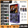 Open Source R36S Retro Handheld Game Console Linux System 3.5 Inch IPS Screen Portable Pocket Video Player R35S 64GB Games