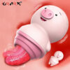 cb41037abd551d01 Pig Vibrating Egg Cunnilingus Female Masturbator Clit Vagina Massage Tongue Licking Vibrator Sex Toys for Women Adult SM Product