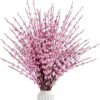cb4803f54e195032 Sggvecsy 10 Pcs 29.5’’ Long Artificial Jasmine Flowers Tall Fake Flower Bouquet Faux Jasmine Plants Dry Branches for Wedding Home Party Office Hotel Restaurant Kitchen Decoration(Blue)