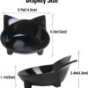cb4c35ea2286a113 Cat Food Bowl, Anti-Skid Base, Non-Toxic Material, Dishwasher Safe, 14.5cm Diameter