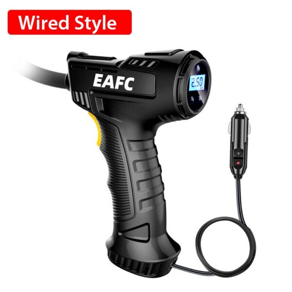 120W Handheld Compressor Wireless/Wired Iatable Portable Air Pump Tire Iator Digital for Car Bicycle Balls