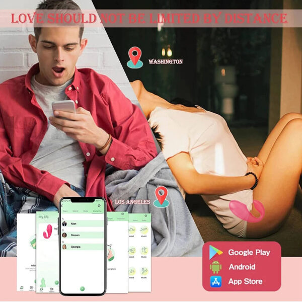 cb62495c743c4ca2 Sex Toys Bluetooths Dildo Vibrator for Women Wireless APP Remote Control Vibrator Wear Vibrating Panties Toy for Couple Sex Shop