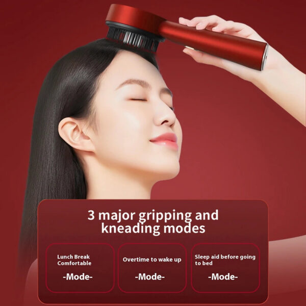 cb67c02b6b319a54 Electric Vibration Massage Comb Red Light Therapy Hair Growth Massage Scalp Brush Anti Hair Loss Liquid Oil Applicator Hair Care